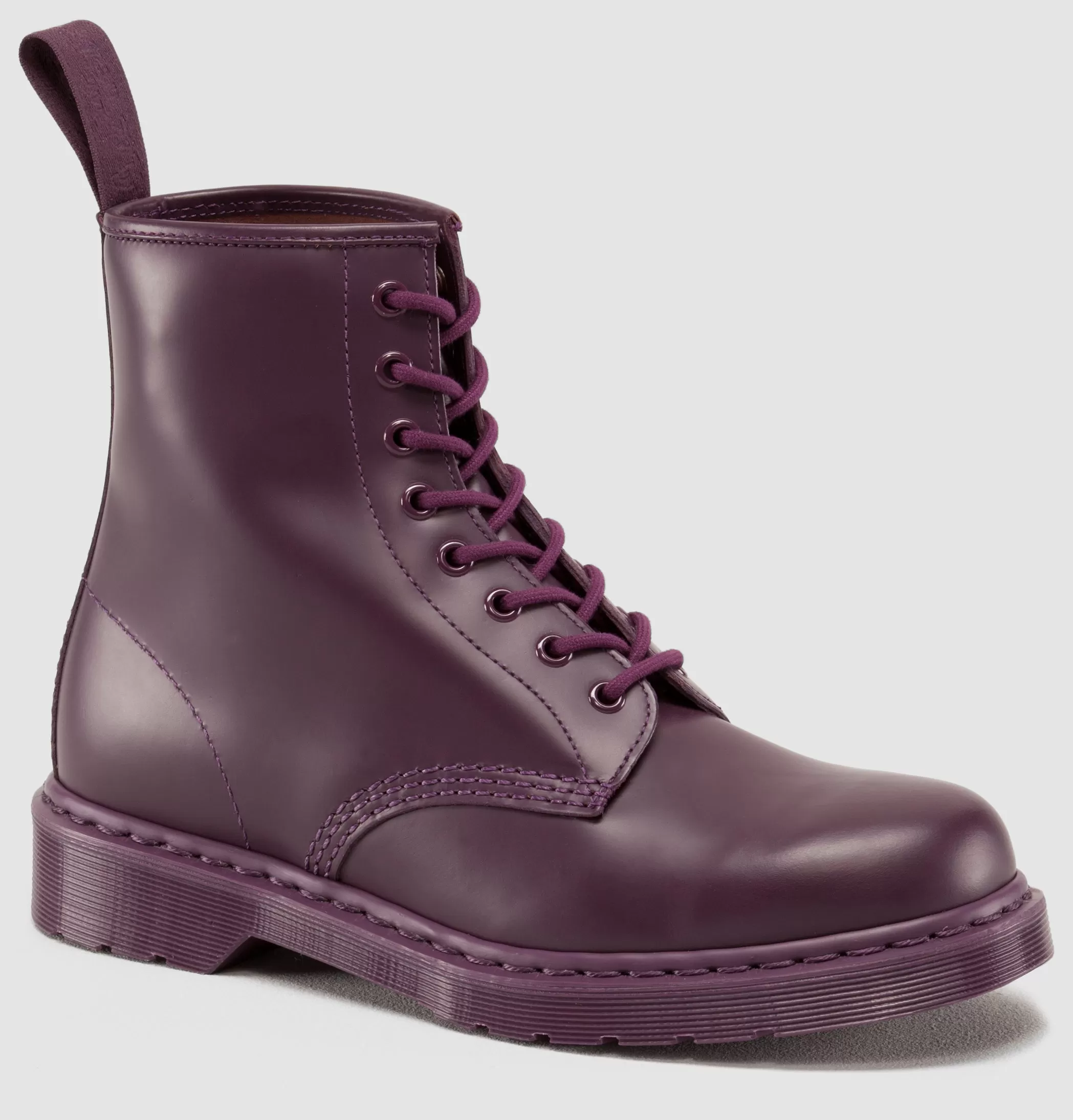 1460 Mono Purple Smooth Boots