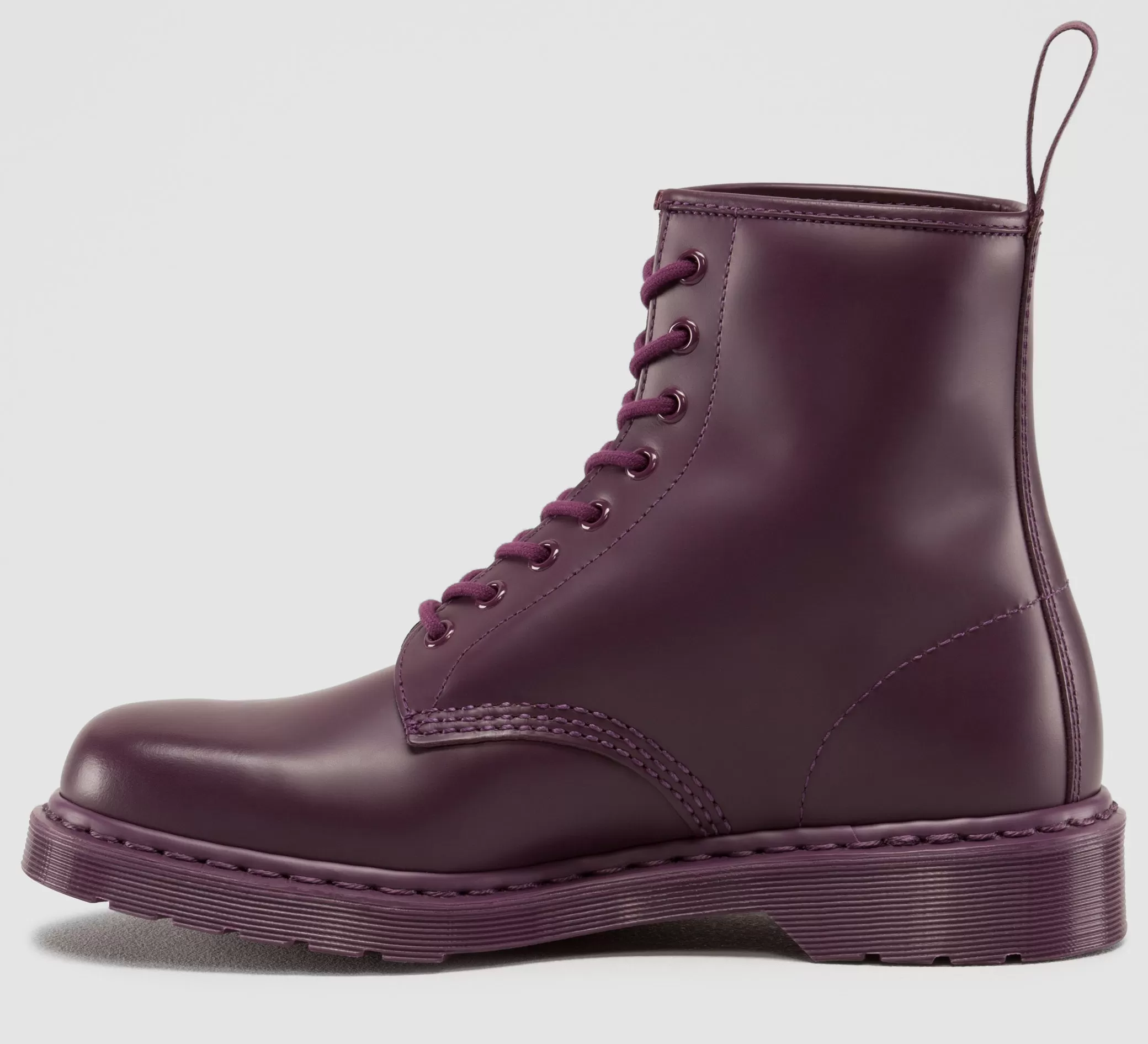 1460 Mono Purple Smooth Boots