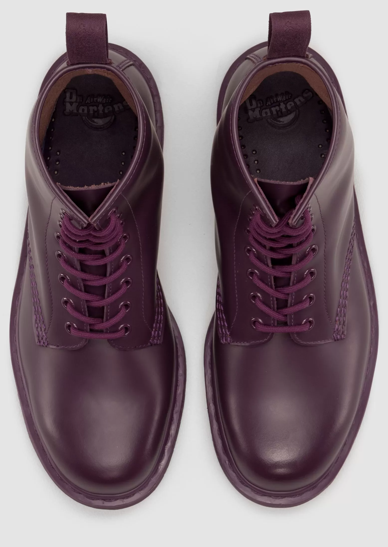 1460 Mono Purple Smooth Boots