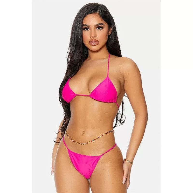 2 Piece Chain Swimsuit