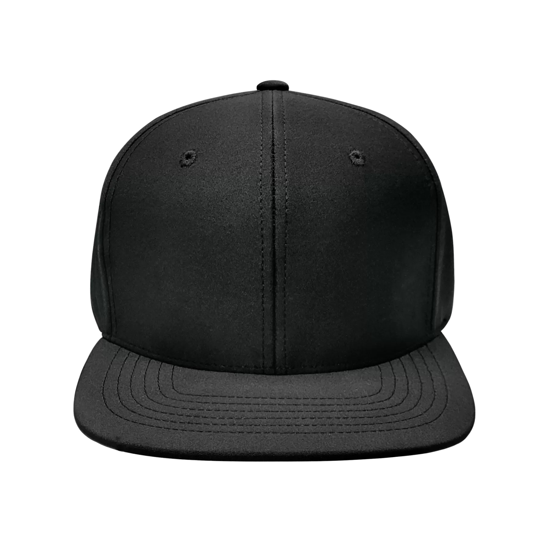 6 Panel Structured Performance Cap with Flat Bill- PR20