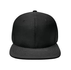 6 Panel Structured Performance Cap with Flat Bill- PR20