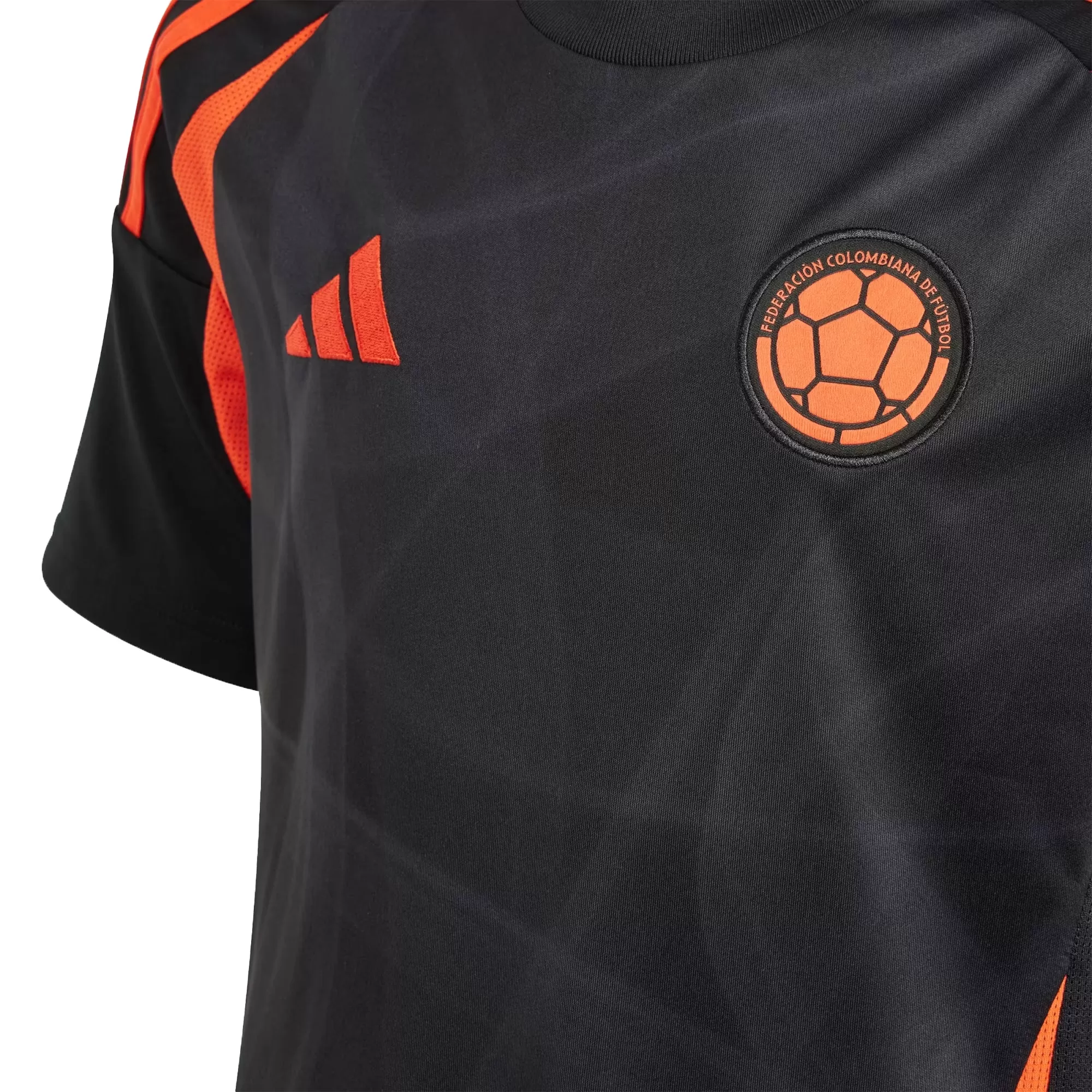 adidas Kids Colombia 2024/25 Away Jersey Black/Orange