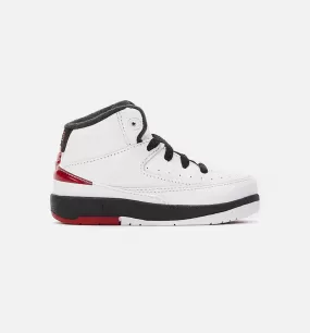 Air Jordan 2 Retro Chicago Infant Toddler Lifestyle Shoe - White/Red