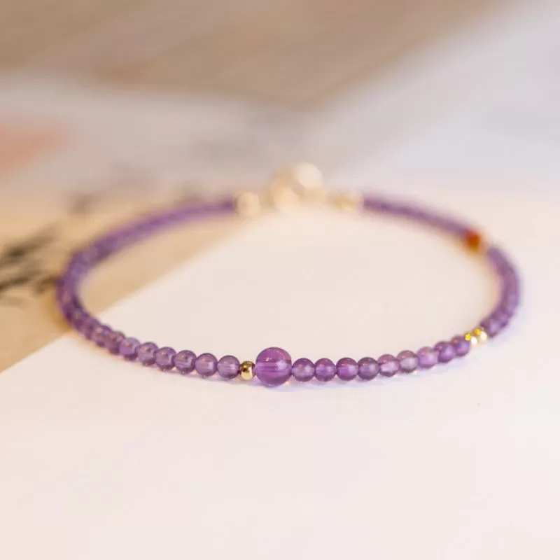 Amethyst Bracelet Anniversary Gifts For Her