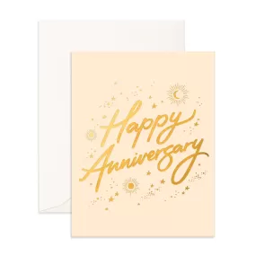  Anniversary Stars  Card