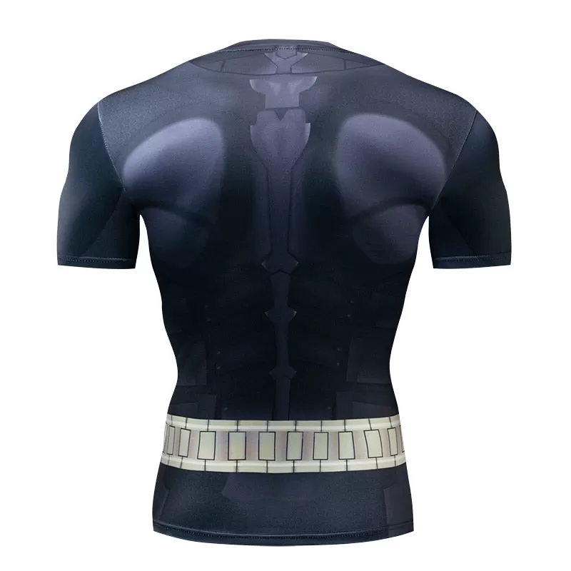 Batman Compression 'Batman Begins' Short Sleeve Rashguard