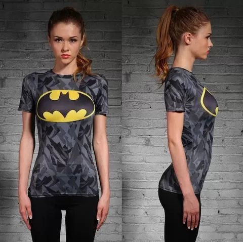 Batman Onyx Women's Short Sleeve Rashguard