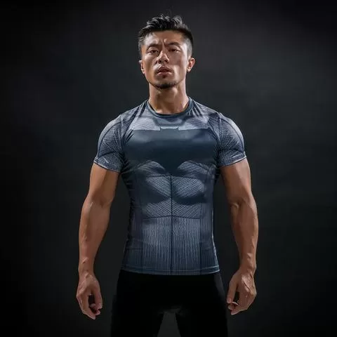 Batman 'Outsiders' Animated Short Sleeve Rashguard