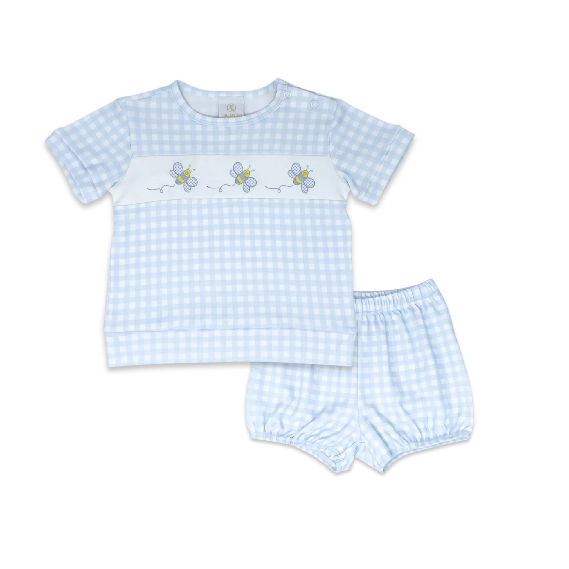 Bayou Bloomer Set - Blue Honeycomb