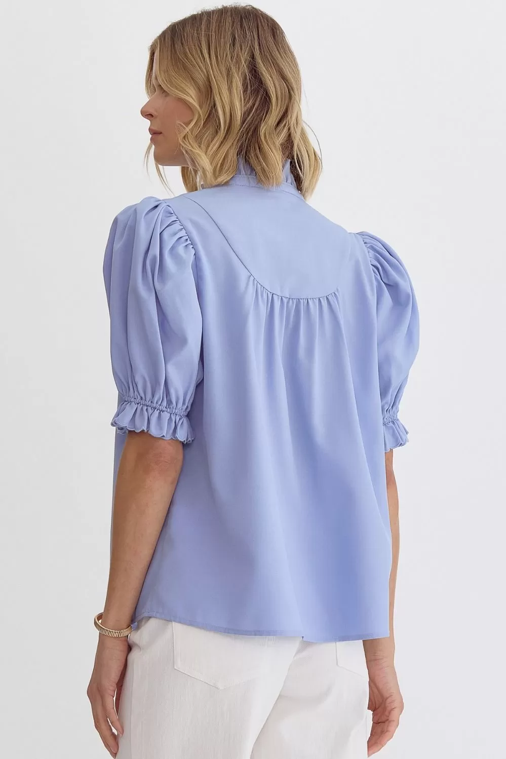 Better Moments Top Chambray