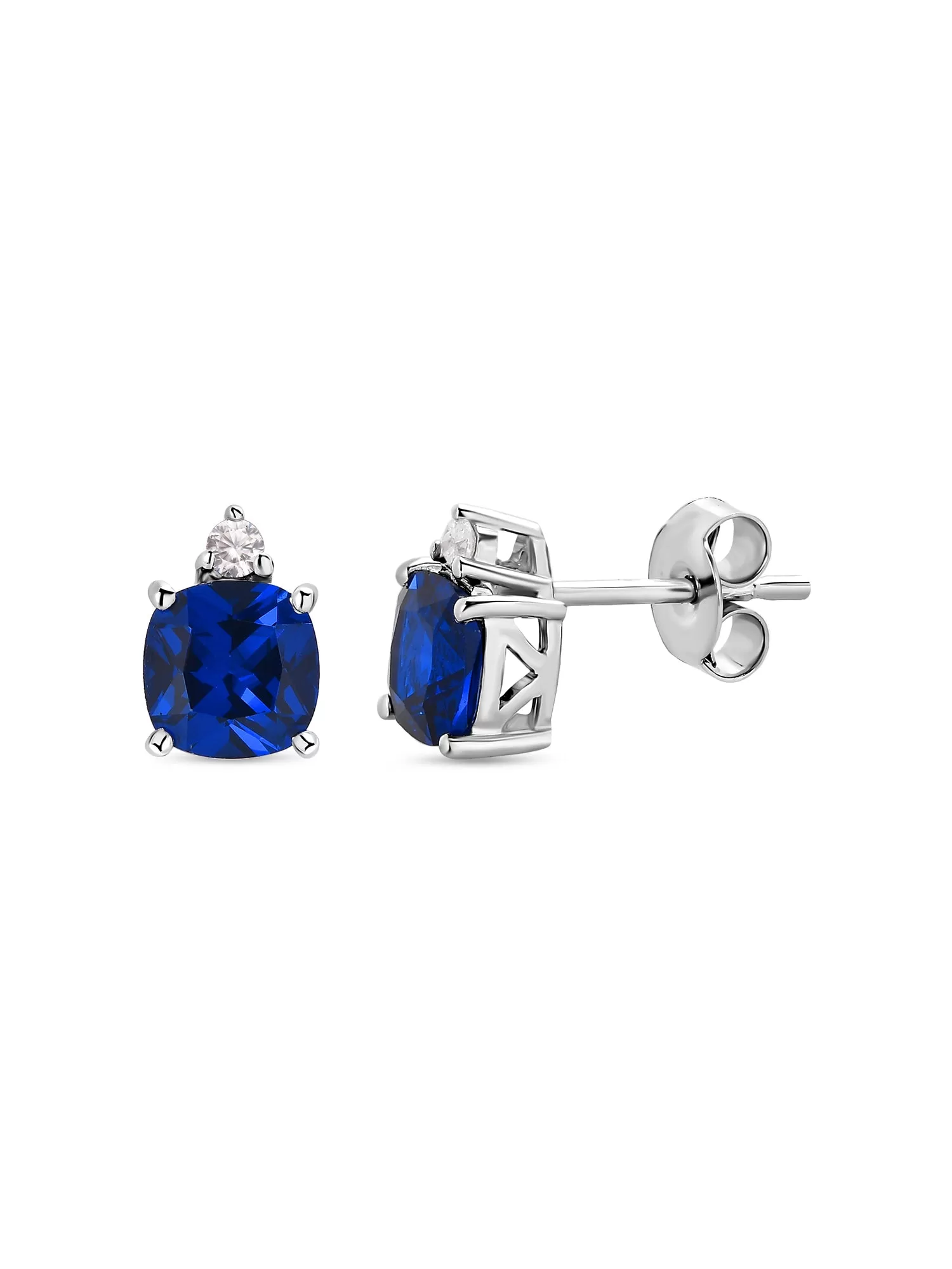 Blue Sapphire Daily Wear 925 Sterling Silver Studs