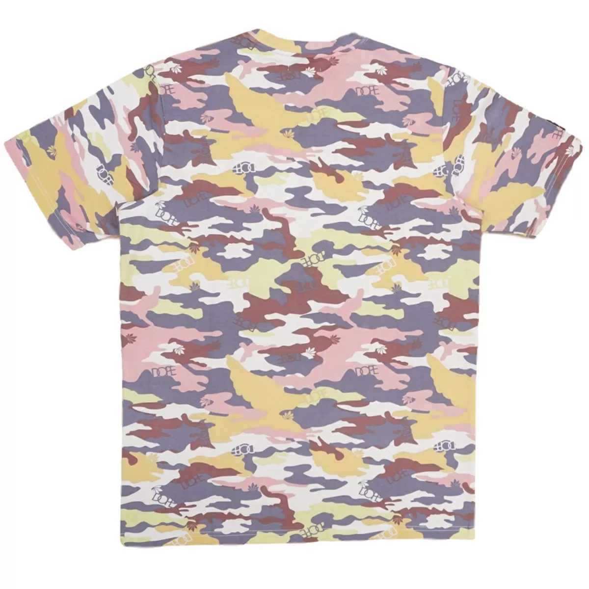 Camo Flock & Foil Tee (Purple) /D4