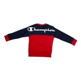 Champion Children's Crewneck Sweatshirt 305761 CHA RS053 HTR red