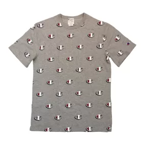 CHAMPION LIFE SCRIBBLE LOGO TEE (Grey)