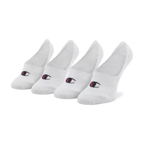 Champion unisex invisible ghost socks U24561 WW001 pack of 2 white pairs