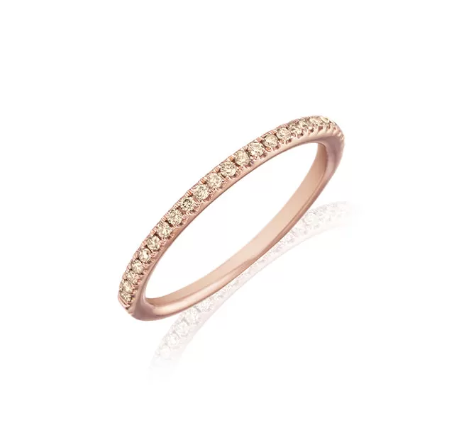 Cognac Diamond Eternity Band