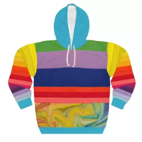 Color Me Rainbow Unisex Pullover Hoodie