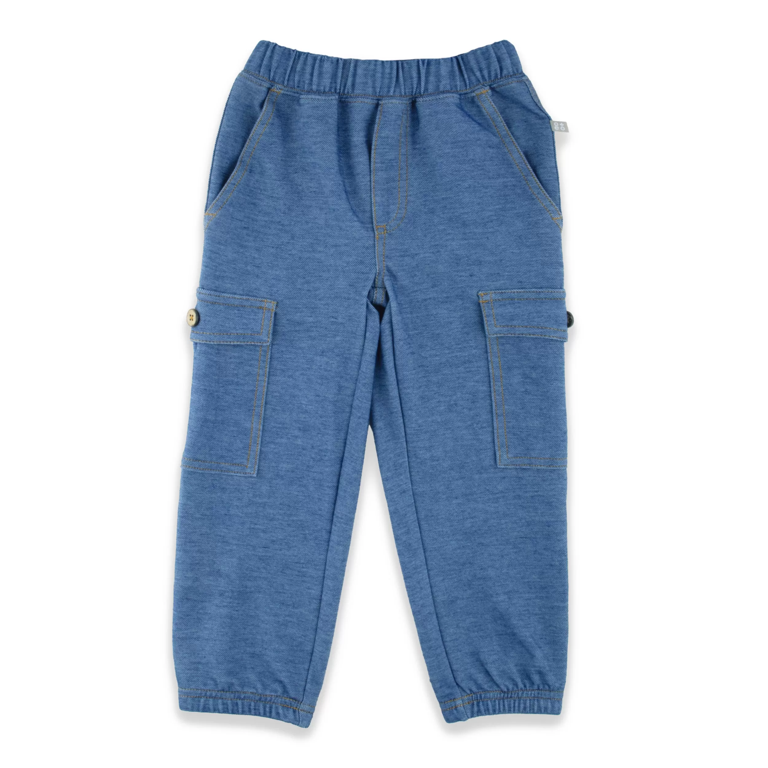 Denim Toddler Cargo Jeans