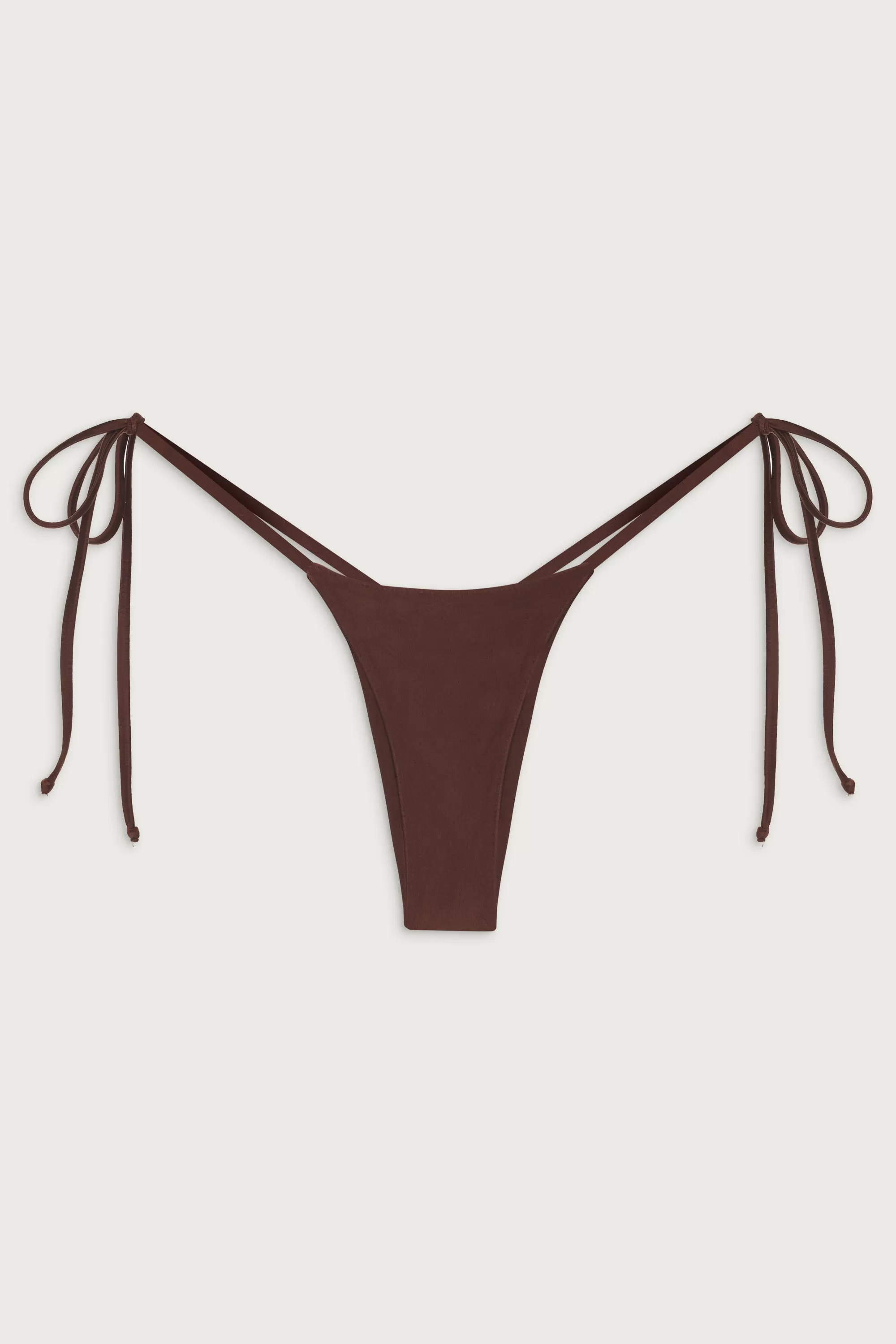 Divine Tie Side Skimpy Bikini Bottom - Cinnamon