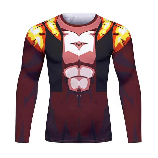 Dragon Ball Z 'Super Saiyan 4 | Gogeta' Long Sleeve Elite Rashguard