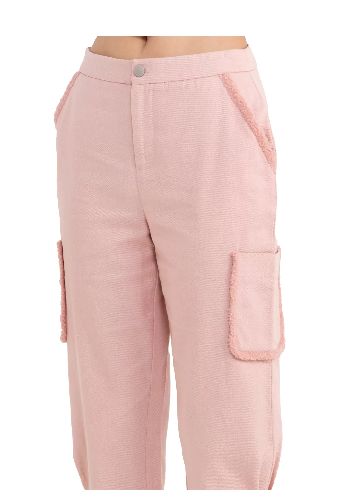 ELLE Apparel Cargo Trousers with Patch Pockets