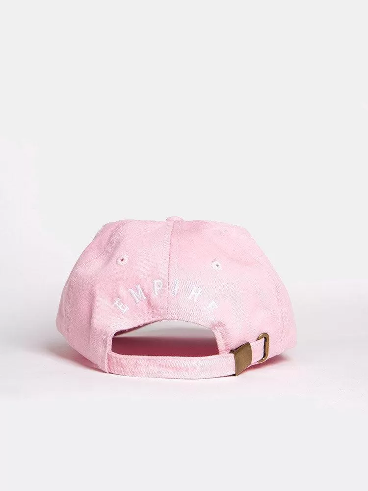 Empire Monogram Dad Cap - Pink / White