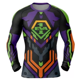 Evangelion Unit-01 '2.0' Long Sleeve Compression Rashguard