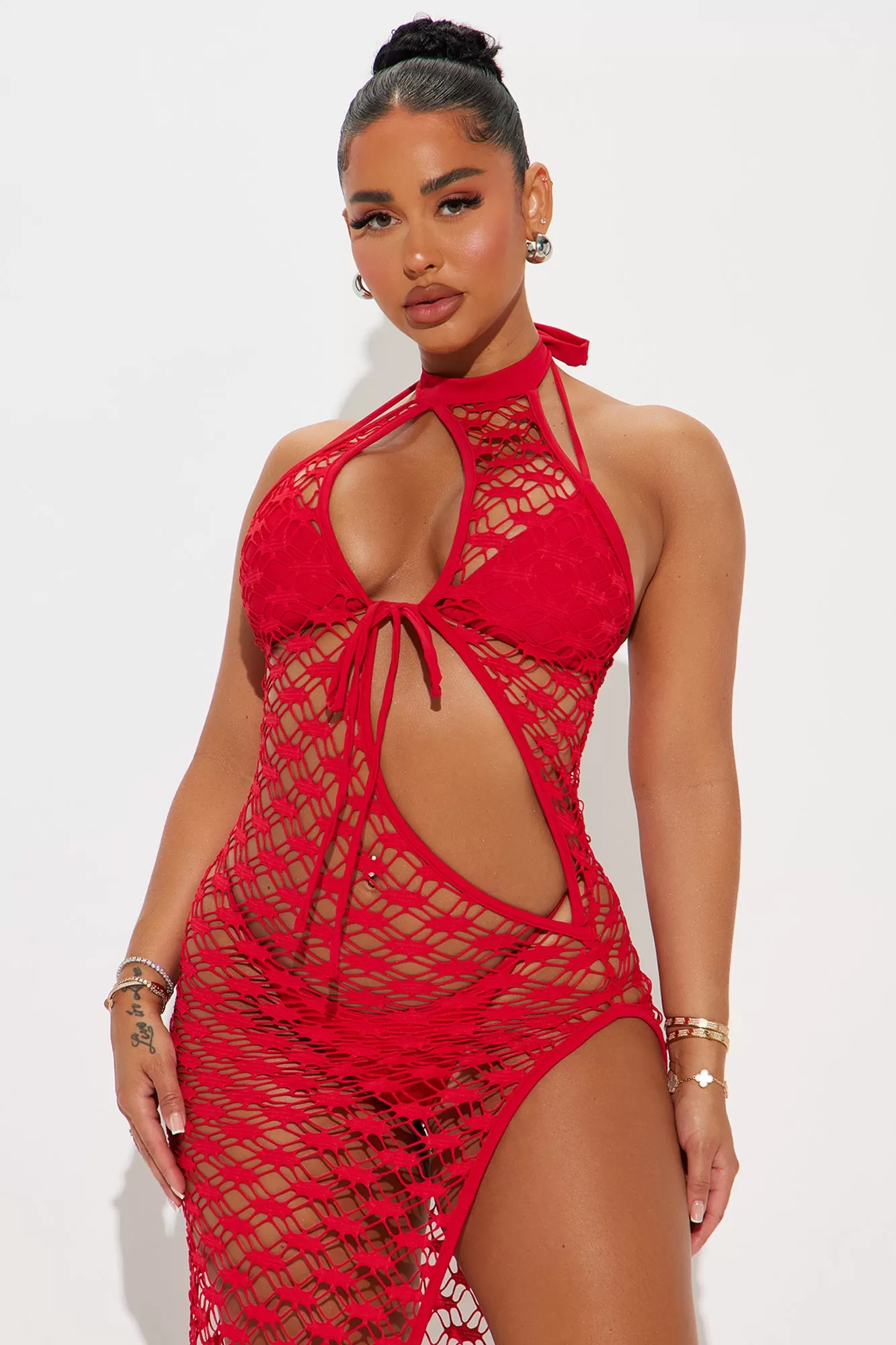 Feel The Ocean 3 Piece Bikini Set - Red