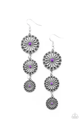 Festively Floral - Purple Earring