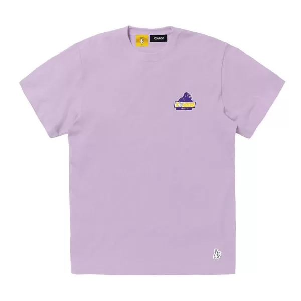 #FR2 XLARGE COLLABORATION WITH #FR2 ICON TEE-PURPLE