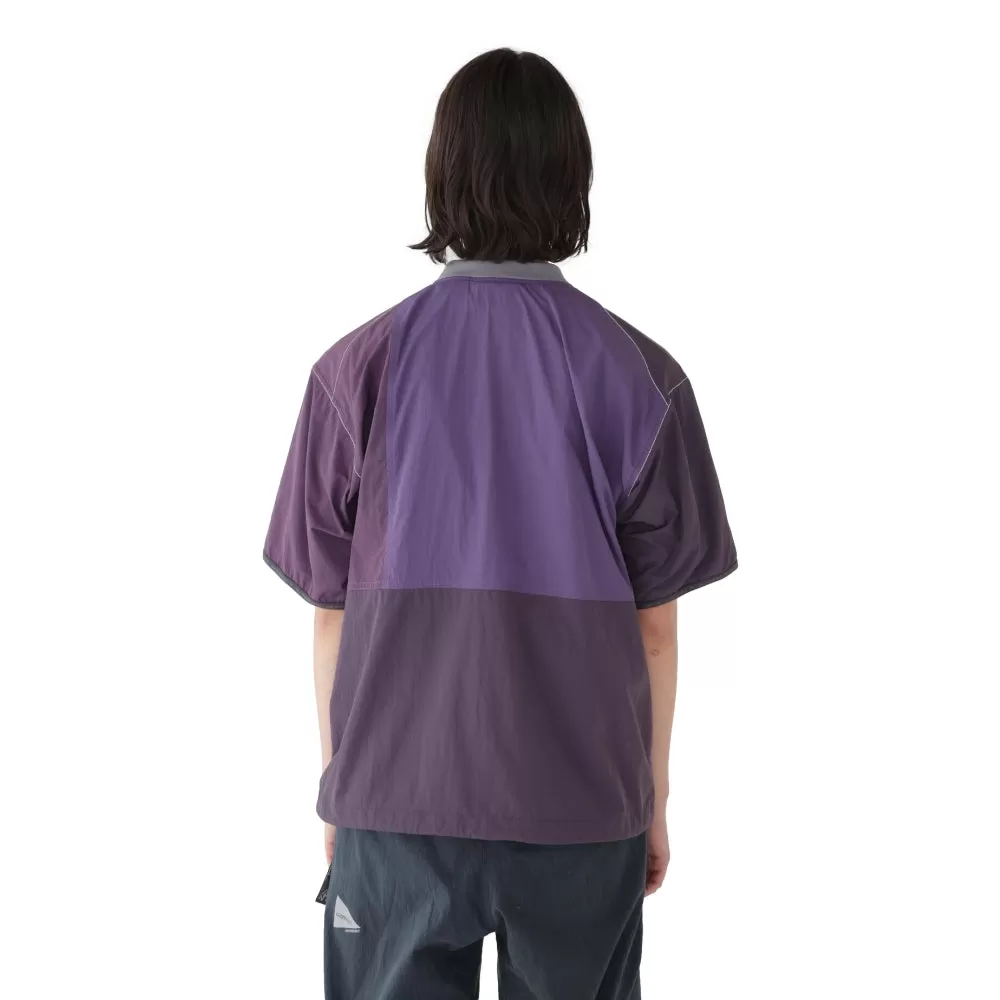 GRAMICCI GRAMICCI x ANDWANDER PATCHWORK WIND TEE-PURPLE