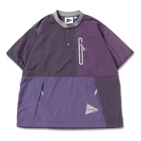 GRAMICCI GRAMICCI x ANDWANDER PATCHWORK WIND TEE-PURPLE