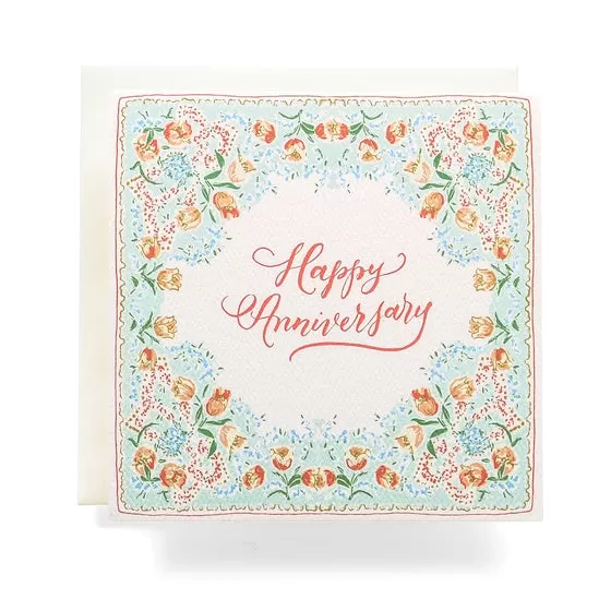 Handkerchief Anniversary Card