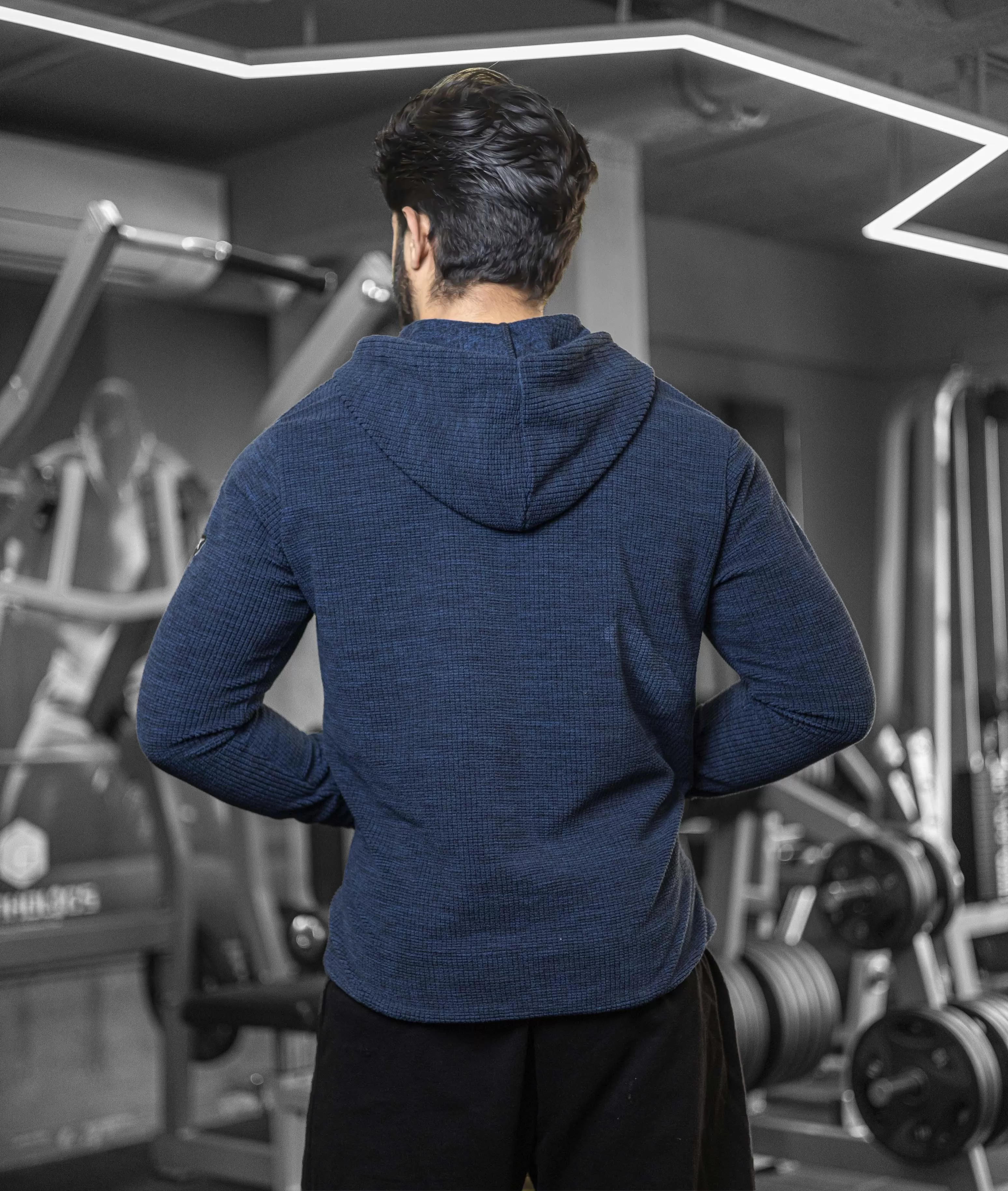 Heavy Duty GymX Hoodie: Eternal Blue