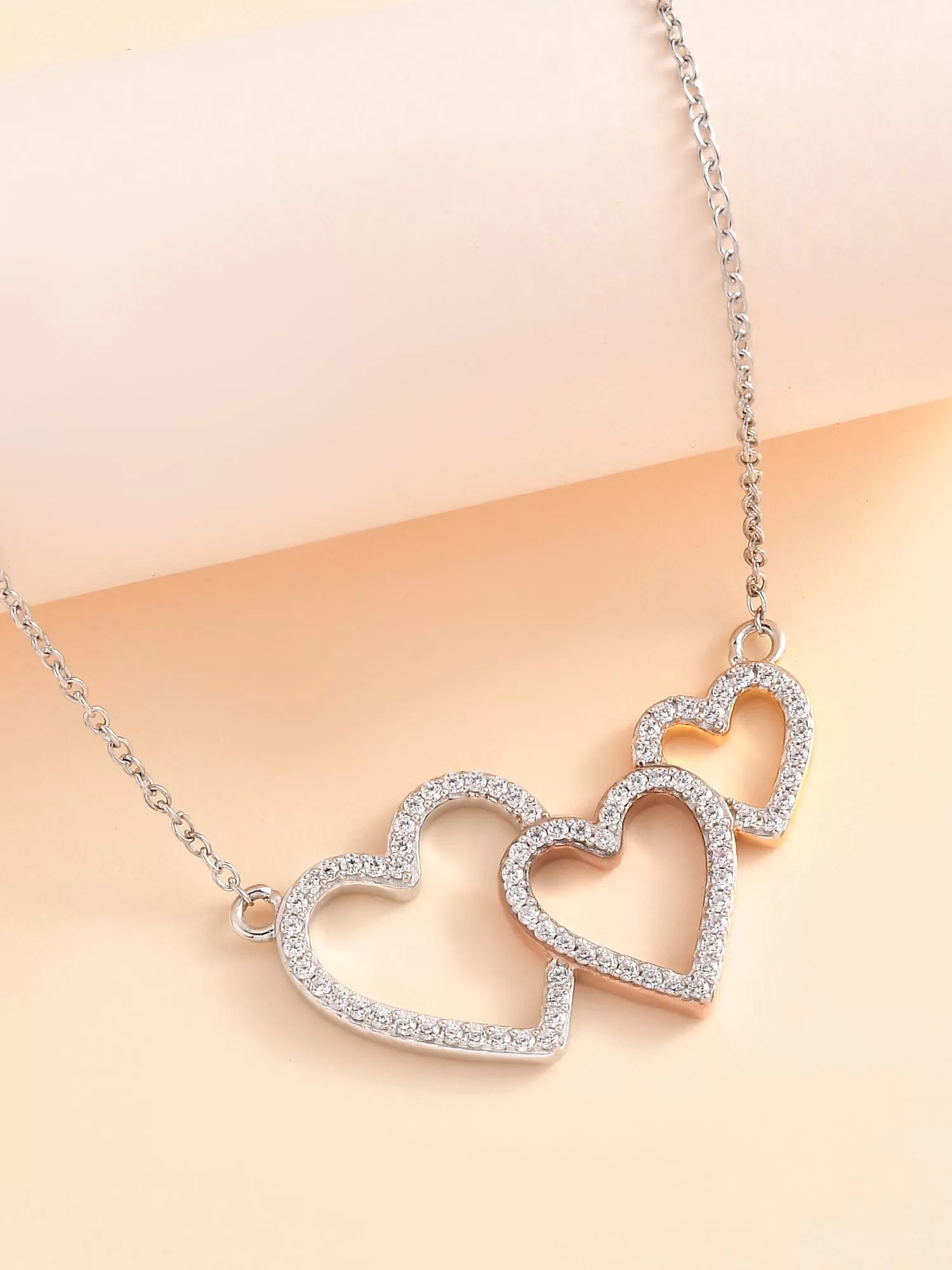 Interlocking Hearts Necklace