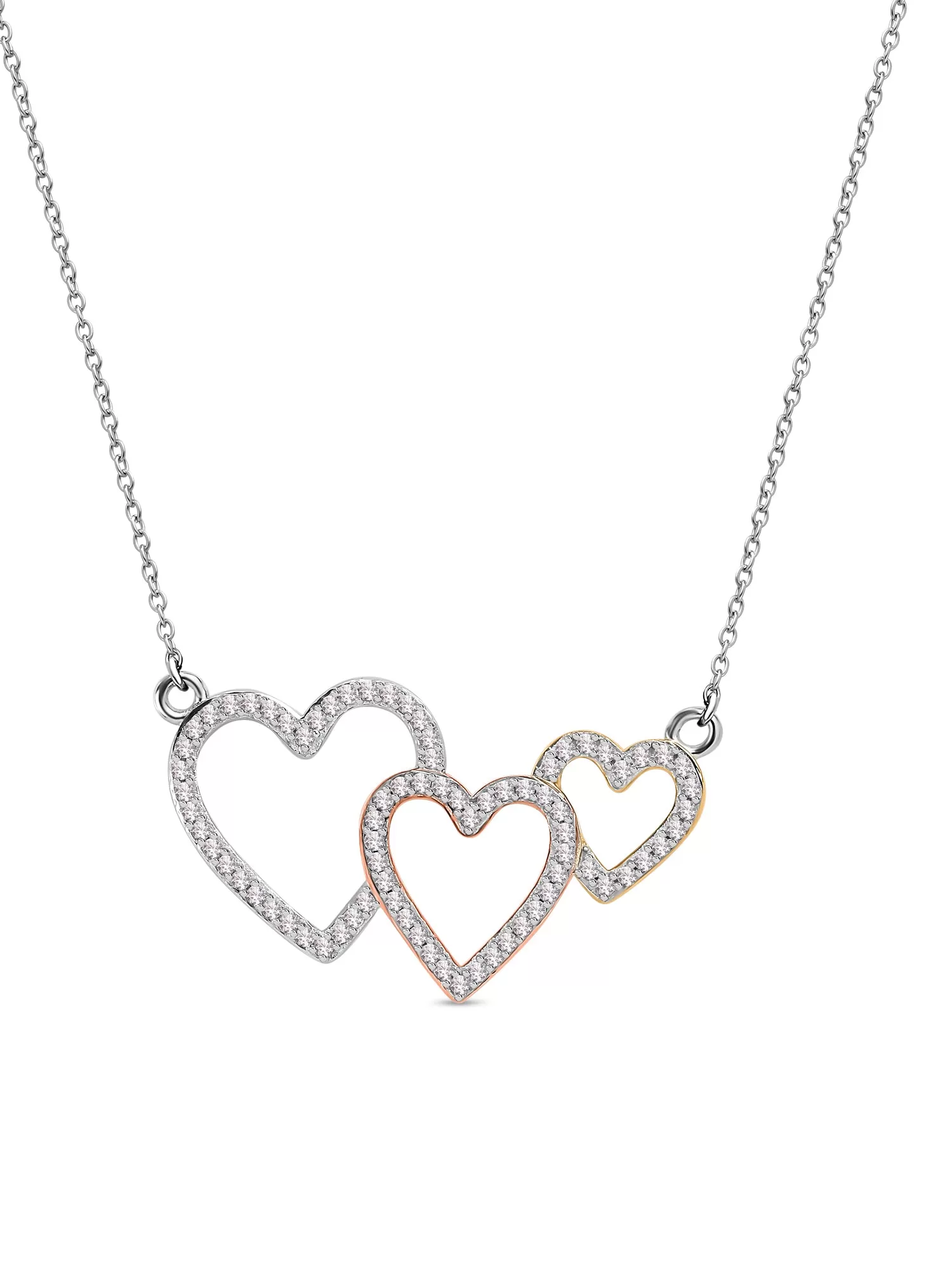 Interlocking Hearts Necklace