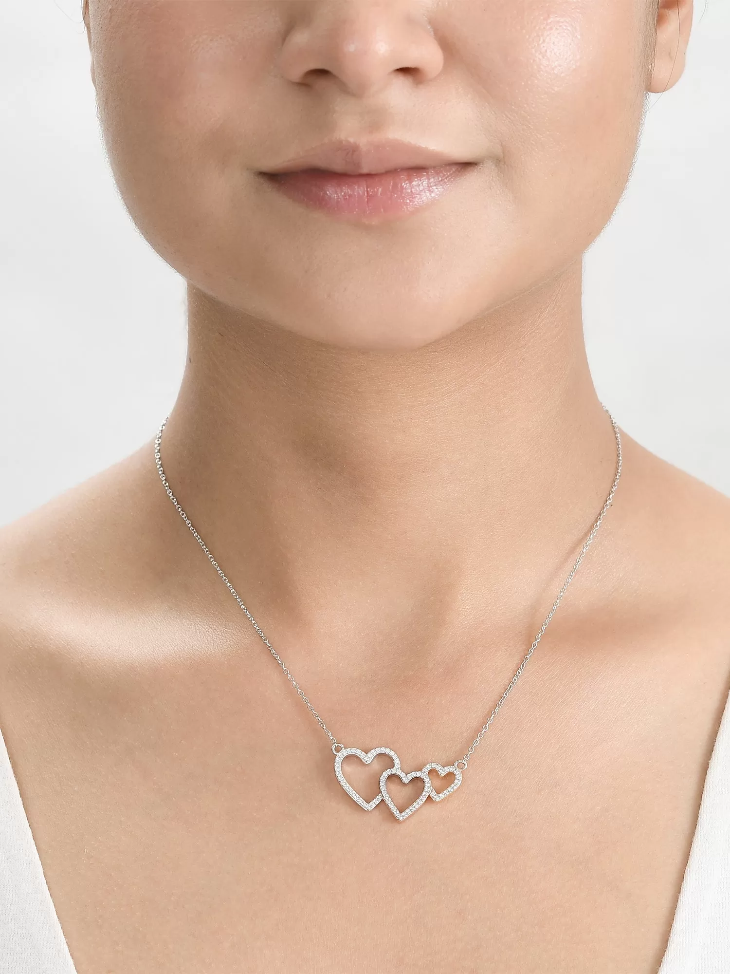 Interlocking Hearts Necklace