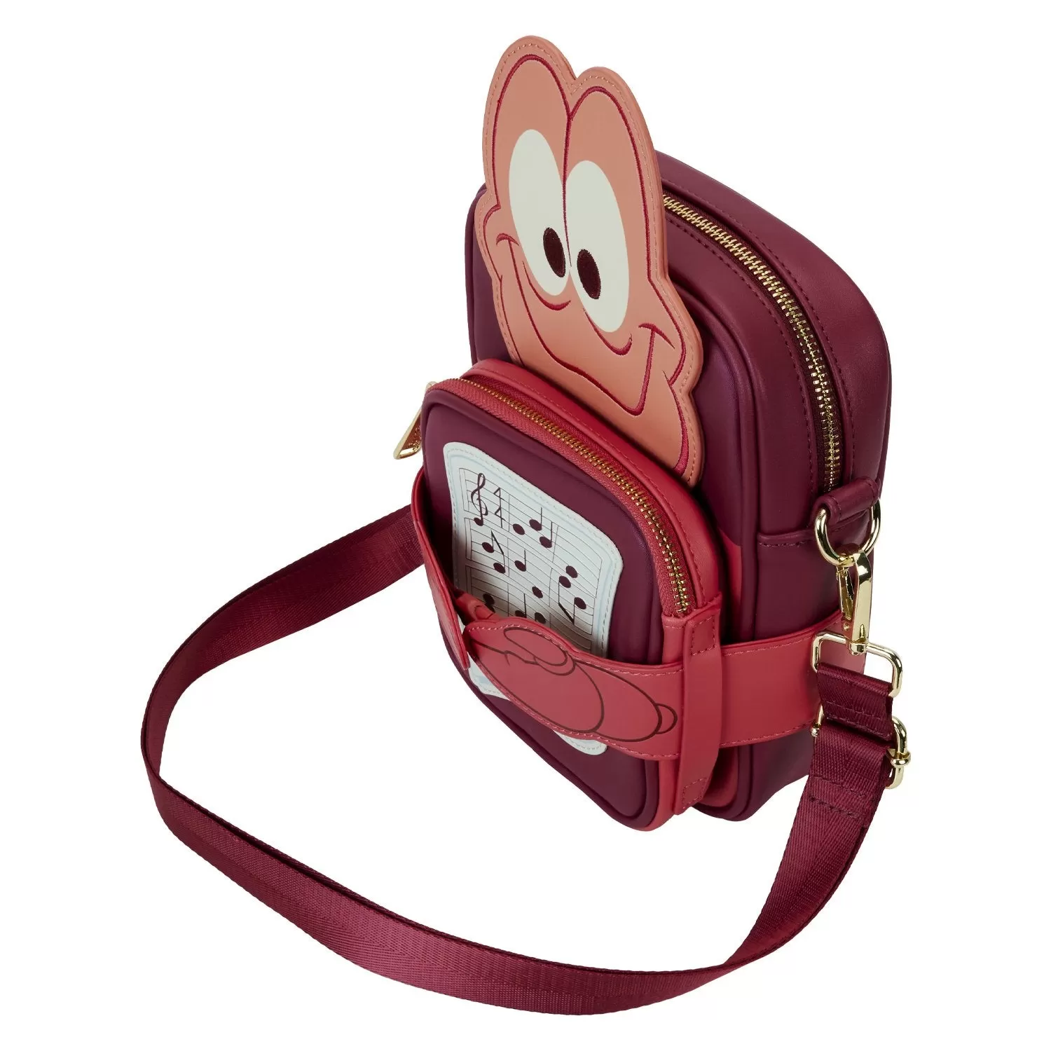 Loungefly Disney The Little Mermaid 35th Anniversary Sebastian Crossbuddy Bag