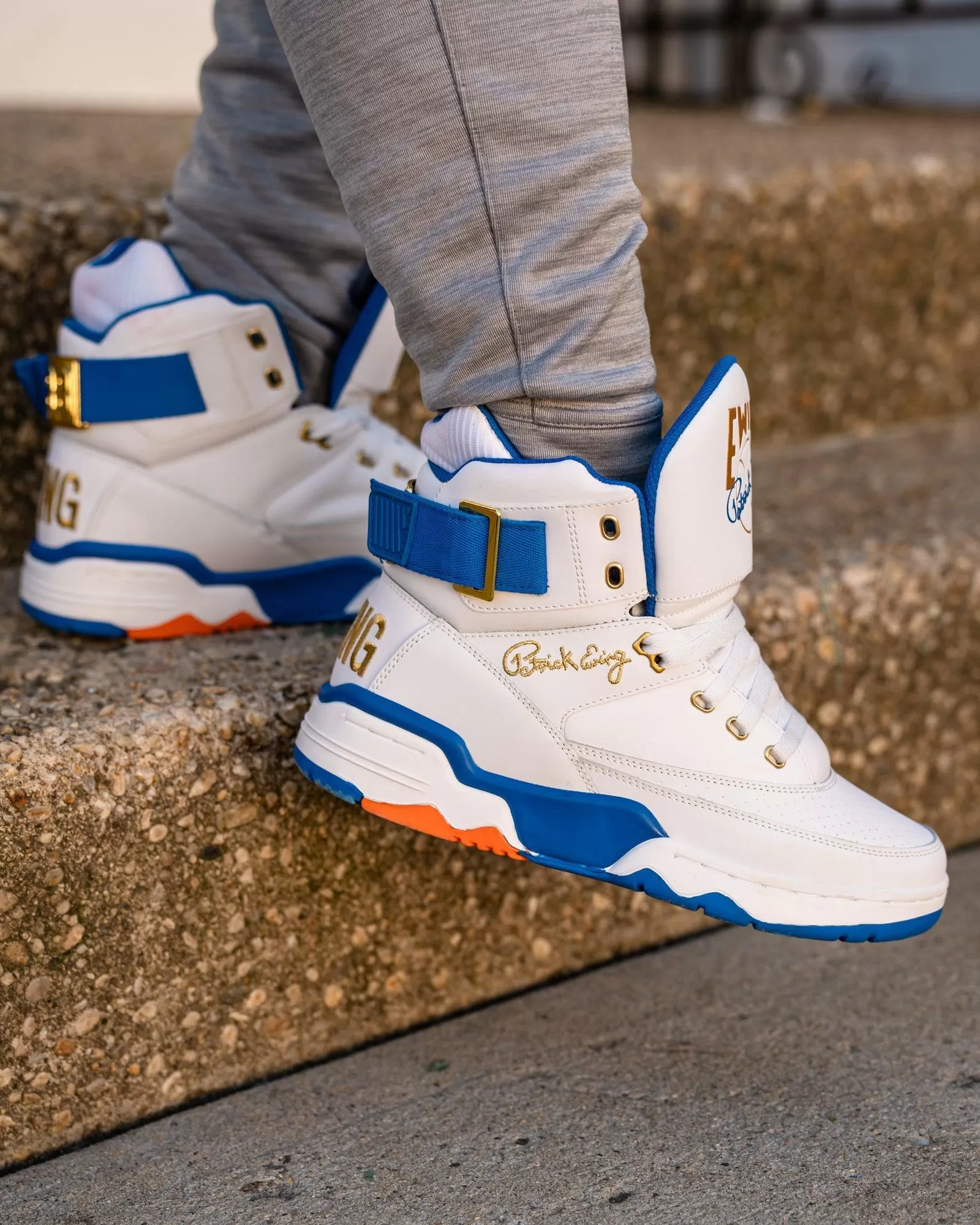 (Men's) Ewing Athletics 33 Hi '10th Anniversary' White / Blue