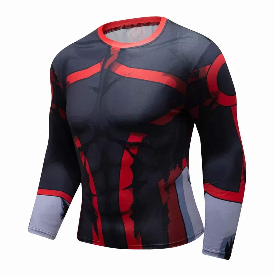 My Hero Academia 'All Might | Bronze Age' Elite Long Sleeve Rashguard