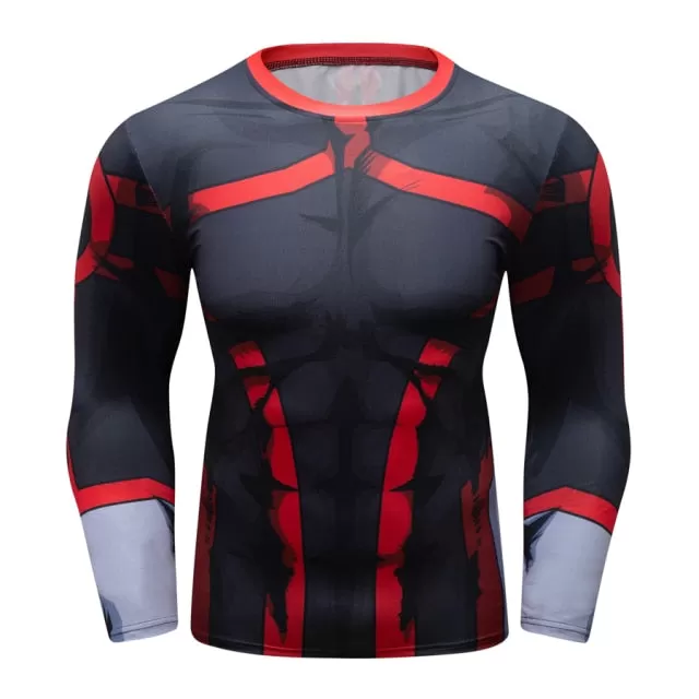 My Hero Academia 'All Might | Bronze Age' Elite Long Sleeve Rashguard