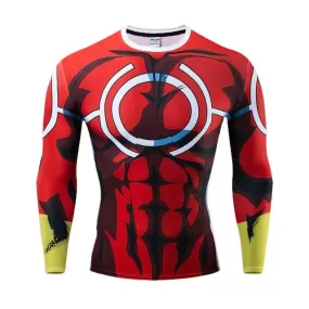 My Hero Academia 'All Might Silver Age' Long Sleeve Compression RashGuard