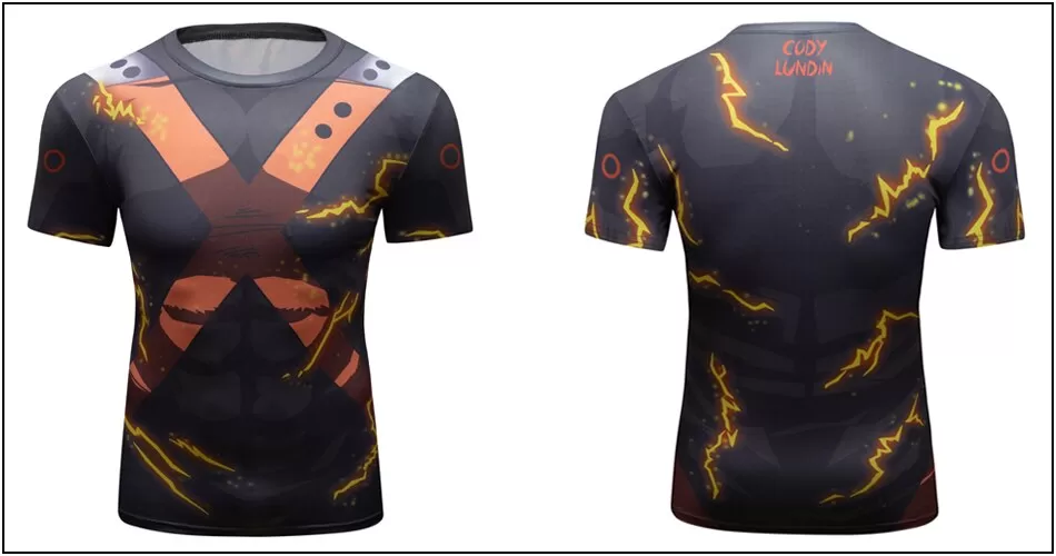 My Hero Academia 'Bakugo | One For All' Elite Short Sleeve Rashguard