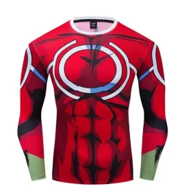 My Hero Academia Compression 'All Might Silver Age' Premium Long Sleeve RashGuard