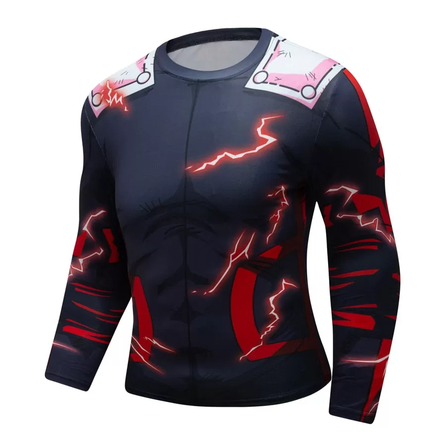 My Hero Academia 'Onyx Deku | Full Cowling' Elite Long Sleeve Rashguard