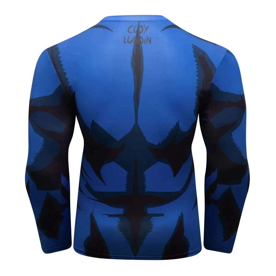 My Hero Academia 'Plus Ultra | Blue' Elite Long Sleeve Rashguard