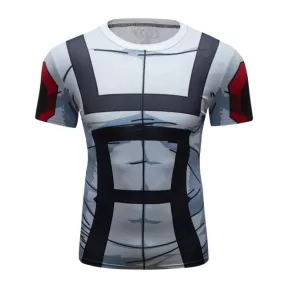 My Hero Academia 'UA Uniform | White' Elite Short Sleeve Rashguard