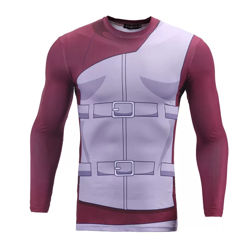 Naruto Compression 'Gaara' Elite Long Sleeve Rashguard