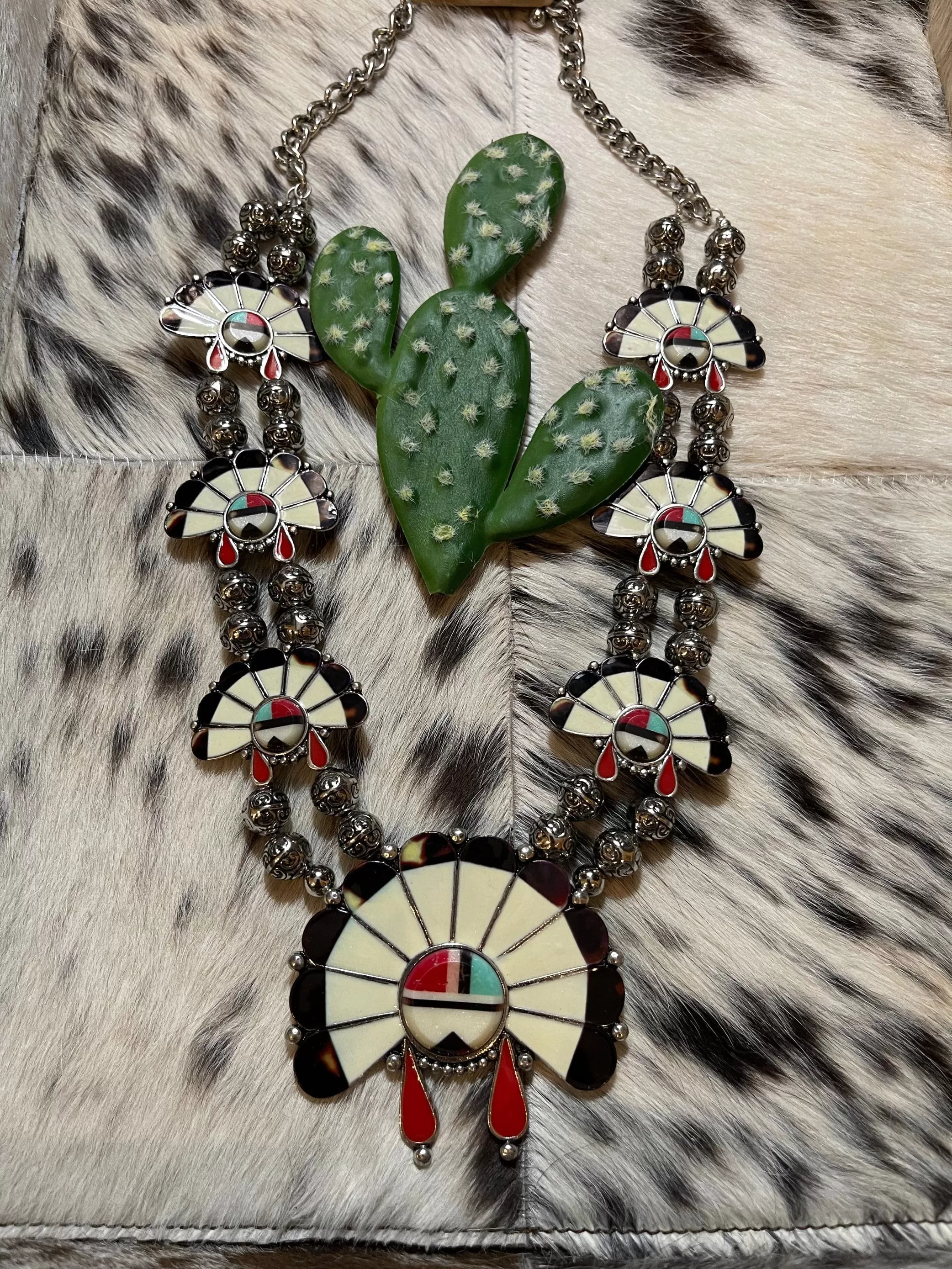 Navajo Zuni SQUASH necklace